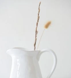 Father Rabbit Dining Homewares Primitif White Pitcher