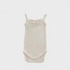 Nature Baby | Pointelle Camisole Bodysuit | Natural Baby + Child