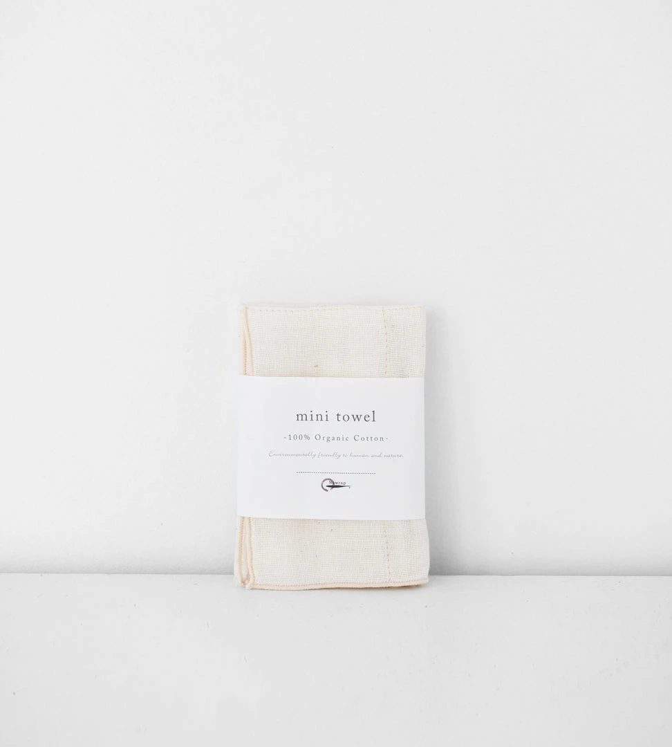 Father Rabbit Bathroom Towels, Cloths + Change Pads 100% Organic Cotton Mini Towel | Ivory