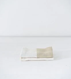 Father Rabbit Bathroom Towels, Cloths + Change Pads 100% Organic Cotton Mini Towel | Ivory