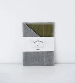 Father Rabbit Kitchenware R.I.B Tea Towel | Moss Green