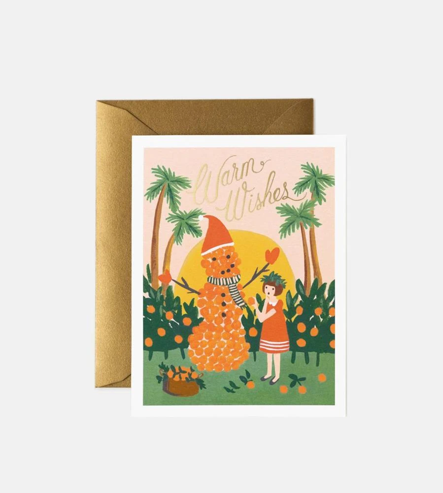 Gifting Rifle Paper Co. | Warm Wishes Snowman Card